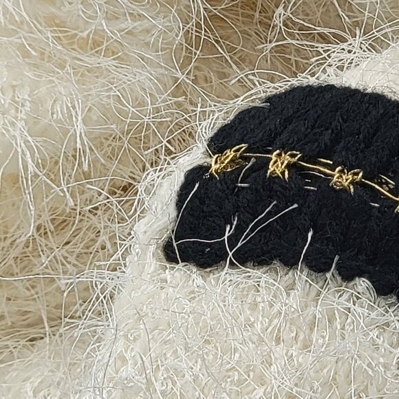 Vintage Fuzzy Open-Front Cardigan Sweater Soft Knit. - Picture 10 of 15